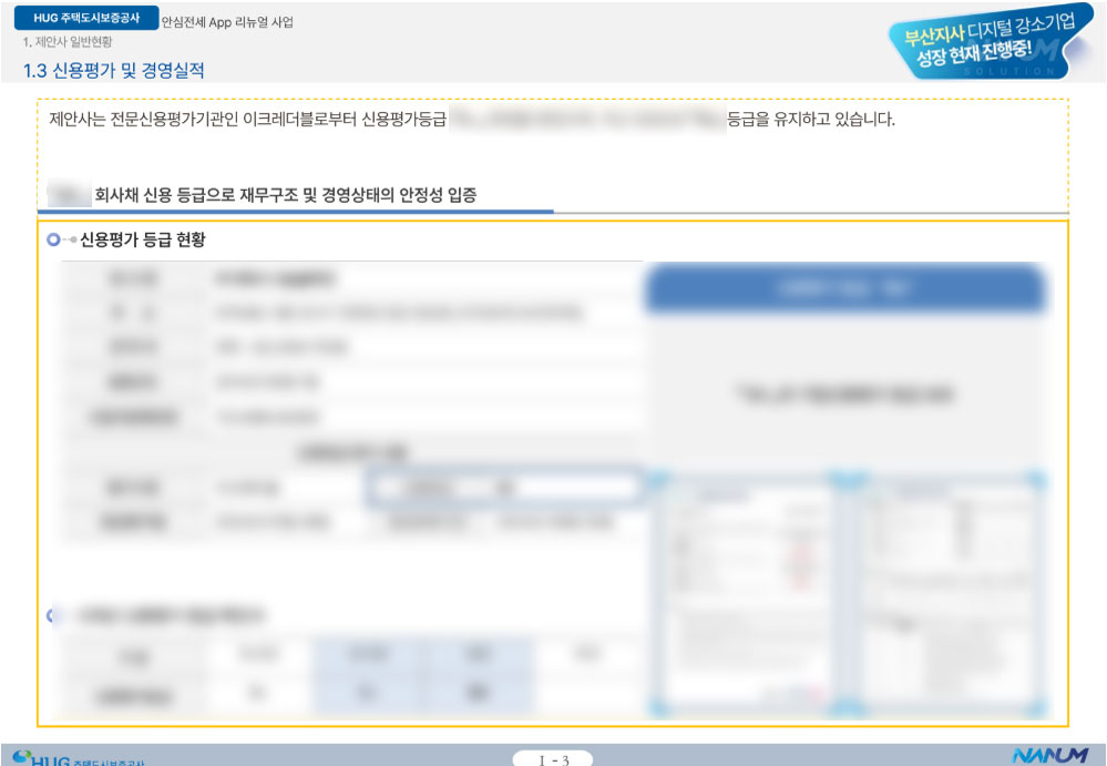 안심전세 제안서